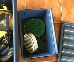 Scott Gemini 2 breathing air fed mask