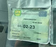 Hyundai Accent *new nct*