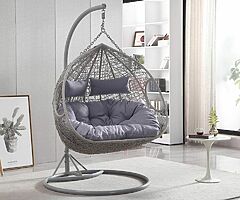 DOUBLE SWING EGG CHAIR - DELIVERY 
