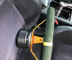 Is200 boss kit and racing steering wheel and clean is200 front fogs