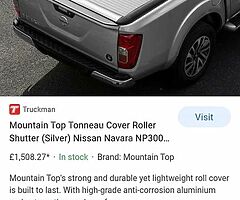 Nissan nivara crewcab cover - Image 3/3