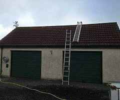 Roof cleaned serviced