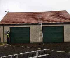 Roof cleaned serviced