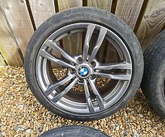 Genuine BMW 436 M 18 Inch M135i M140i M240i Alloy Wheels 5x120 Staggered - Image 4/9