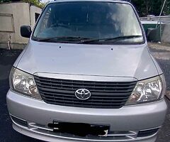 UK reg 08Toyota HiAce LWB 110k miles immaculate condition inside and out split back doors MOT 03/23
