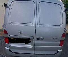 UK reg 08Toyota HiAce LWB 110k miles immaculate condition inside and out split back doors MOT 03/23 - Image 8/10