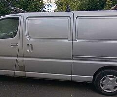 UK reg 08Toyota HiAce LWB 110k miles immaculate condition inside and out split back doors MOT 03/23 - Image 9/10