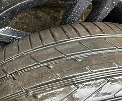 Audi A6A4 19inch genuine alloy wheels with good tyres for sale - Image 5/5