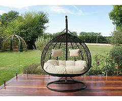 DOUBLE SWING EGG CHAIR / DELIVERY 