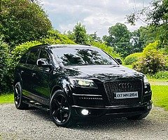 Black edition Audi Q7 S-Line Facelift