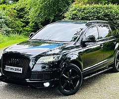 Black edition Audi Q7 S-Line Facelift
