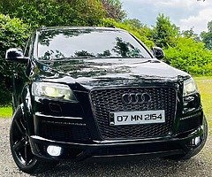 Black edition Audi Q7 S-Line Facelift