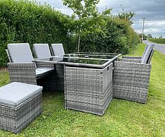 CUBE GARDEN FURNITURE SET / 10 SEATER / DELIVERY  - Image 5/5