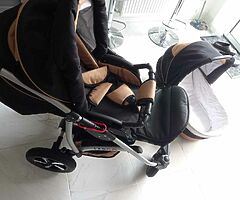 Buggy pram travel system