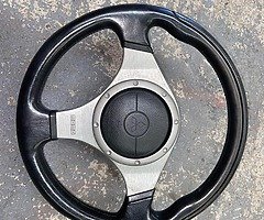 Mitisubishi lancer evo 7 steering wheel