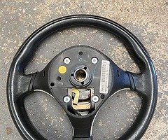 Mitisubishi lancer evo 7 steering wheel