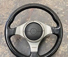 Mitisubishi lancer evo 7 steering wheel - Image 4/4