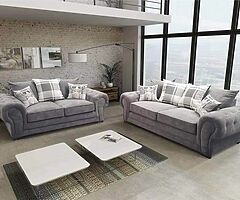 Brand new high quality designer 3+2 suite of furniture