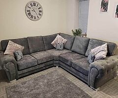 Brand new high quality designer corner sofa €800 next day delivery