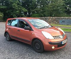 Nissan note 1.4 petrol manual