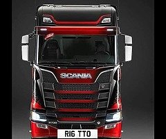 3 numbers plates for