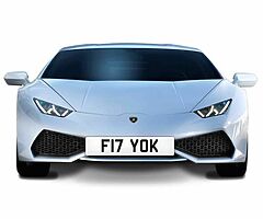 3 numbers plates for