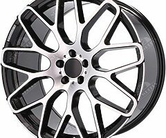 Brabus model Y style alloy wheels for Mercedes 20'' 5x112 staggered - Image 3/3