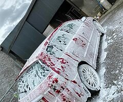 White 4x100 17’inch wheels