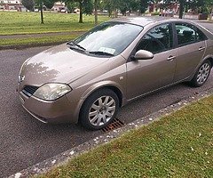 2006 Nissan Primera 1.6 For Sale Manual Transmission