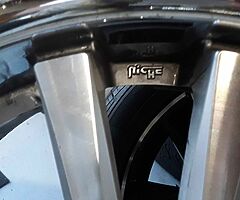 Guenion Niche wheels 22inch and tires Mercedes all S.U.V. chrome lip and silver spokes - Image 6/10