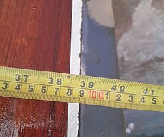 Mahogany glass doors