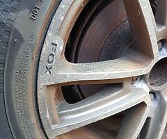 Fox 5x110 ,new 215 55 16 tyres - Image 3/3