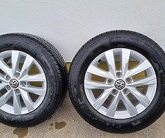 Vw transporter alloweels 205/65/16C - Image 3/6