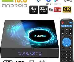 T95 Android Box Dual WiFi Bluetooth Android 10