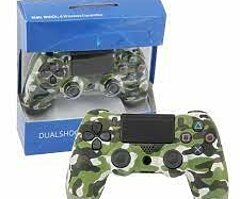 Double-Shock 4 Wireless Controller Gamepad For Ps4 -GREEN CAMOUFLAGE - Image 4/9