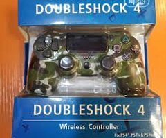 Double-Shock 4 Wireless Controller Gamepad For Ps4 -GREEN CAMOUFLAGE - Image 6/9