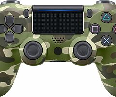 Double-Shock 4 Wireless Controller Gamepad For Ps4 -GREEN CAMOUFLAGE - Image 9/9