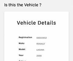 08 Renault Laguna 1.5 Diesel 6 Speed Tax 09-22 NCT 06-22