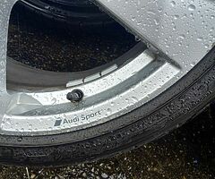 Audi A6,A4 19inch genuine alloy wheels with good tyres for sale - Image 4/5