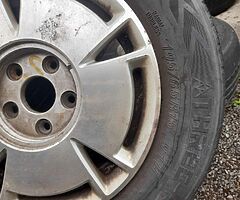 4 Honda alloys with tires