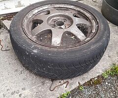 4 Honda alloys with tires