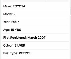 2007 Toyota Avensis