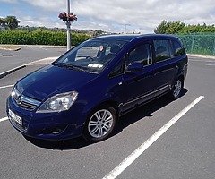 2012 OPEL ZAFIRA 1.7TDI 7 SEATER
