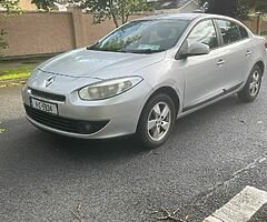 2011 renault fluence 1.5 nct & tax