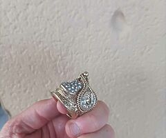 Brass saddle rings - Image 3/7