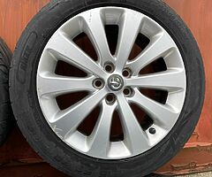 2013 VAUXHALL ASTRA J ALLOY WHEEL SET 215/50 R17 - Image 3/9