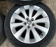 2013 VAUXHALL ASTRA J ALLOY WHEEL SET 215/50 R17 - Image 5/9