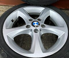 2010 BMW 1 SERIES E82 E81 E87 ALLOY WHEEL SET R17 6778219 - Image 3/10
