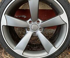 19” Audi Rotor/TTRS Style Alloys - Image 9/9