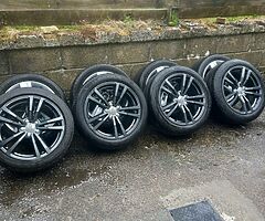 Audi A3,Vw,Skoda 18inch genuine alloy wheels with good tyres for sale